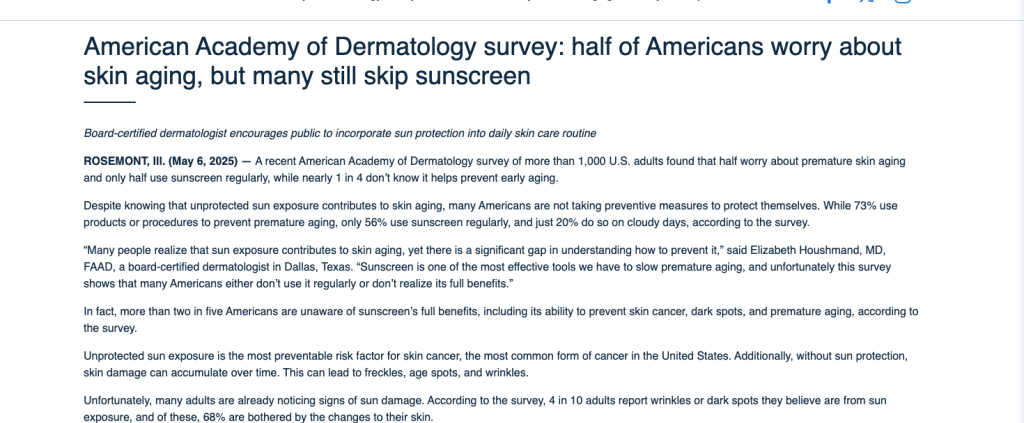 Why Daily Sunscreen Helps Dull Skin Over Time