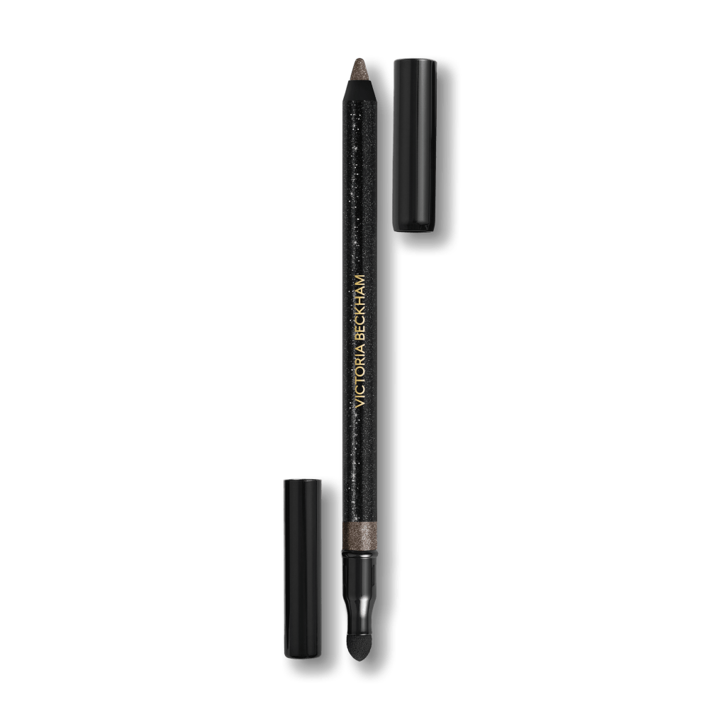 Brown pencil liner softens the lash line before liquid liner turns&nbsp;hard