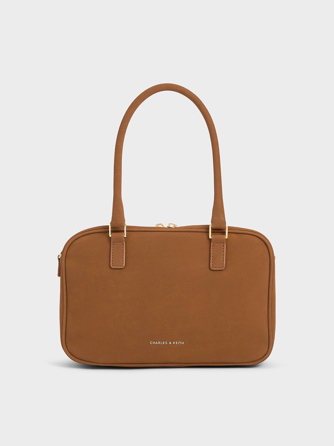 Brown bowling bag styling image one
