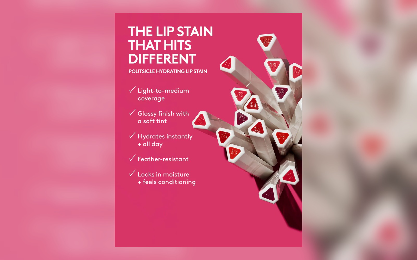 Fenty Beauty Poutsicle lip stain benefits graphic
