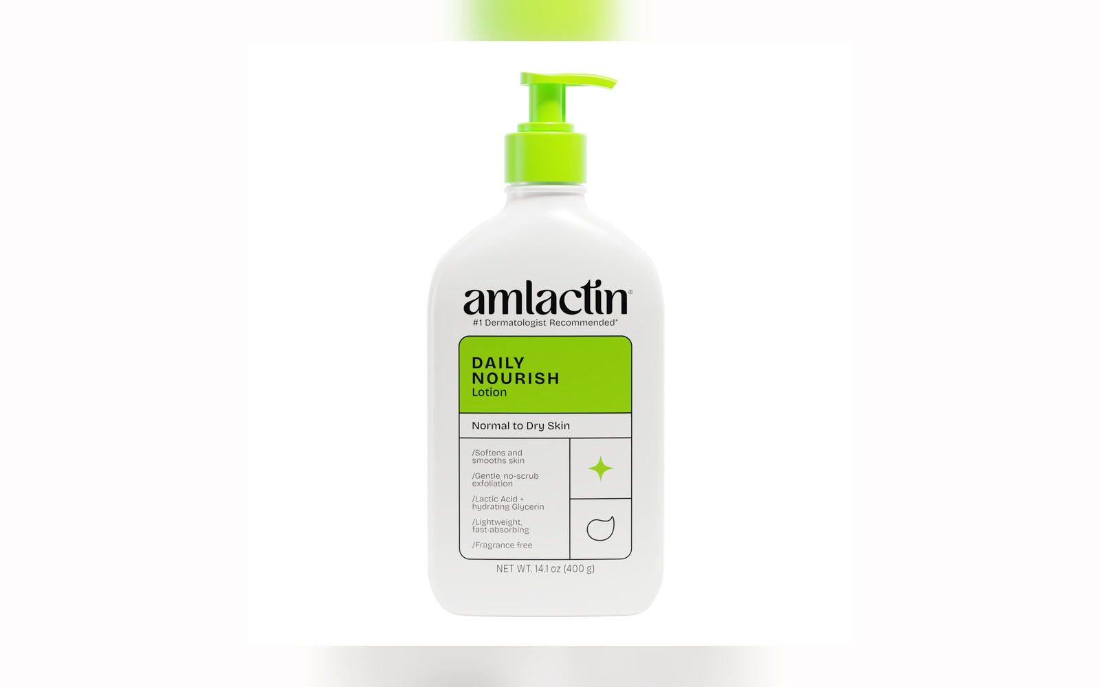 AmLactin Daily Nourish body lotion bottle