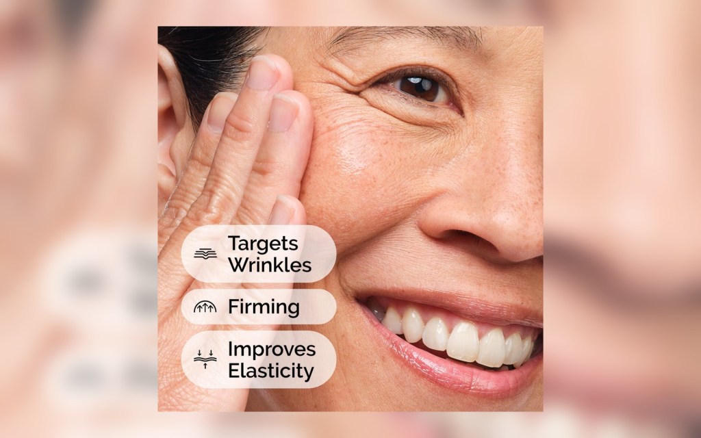 The Ordinary Multi-Peptide + HA Serum being applied to skin