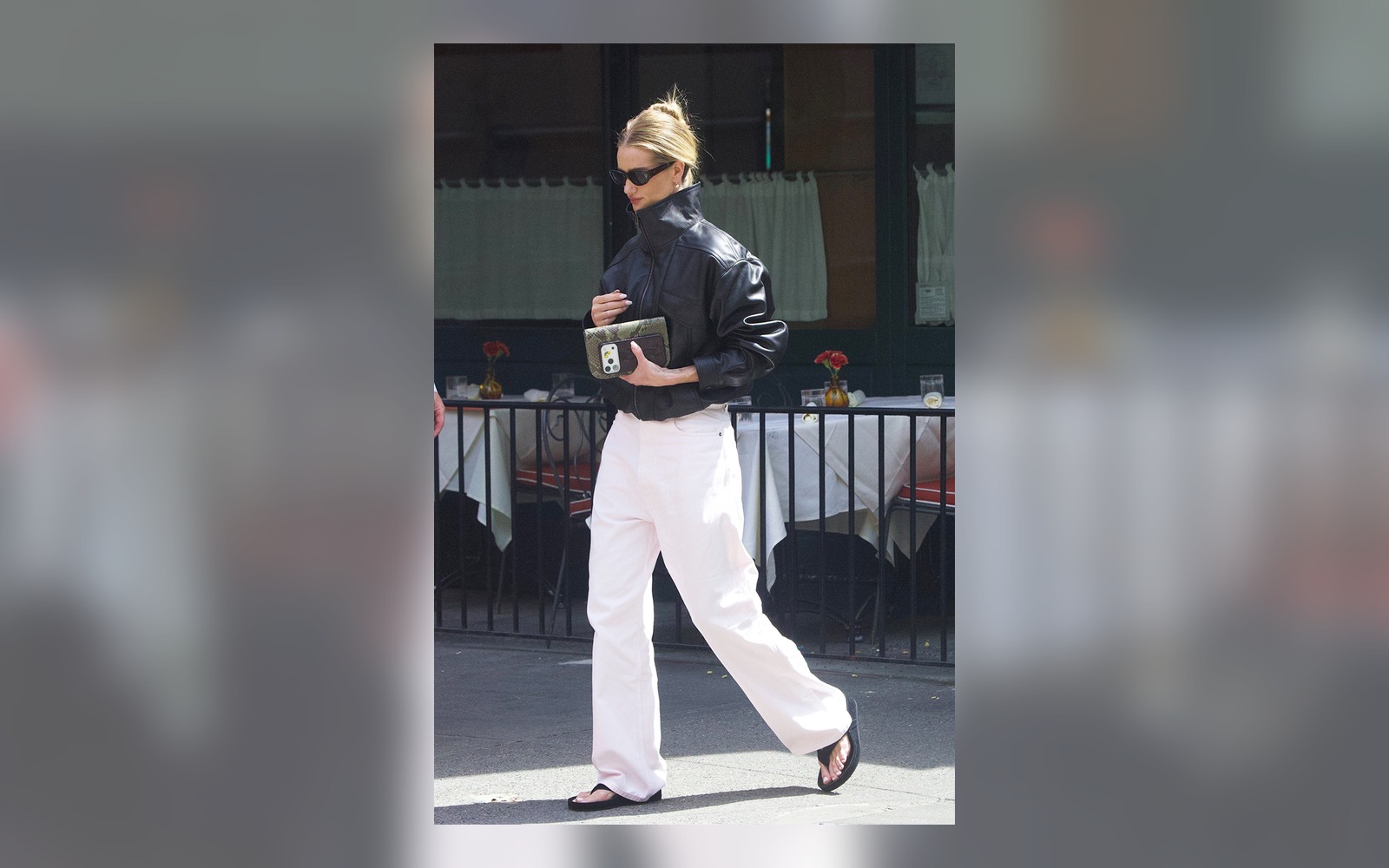 White Jeans with Sandals Outfit Ideas