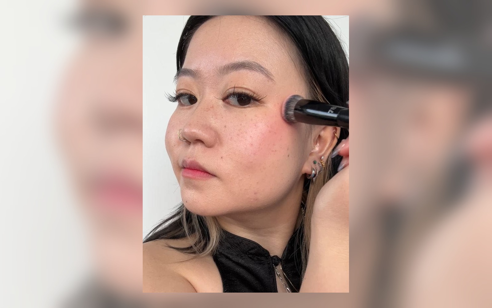 Milk Makeup Jelly Tint blended on skin