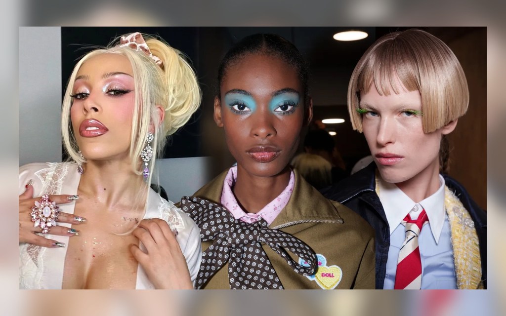 makeup trend image showing lived-in lip color